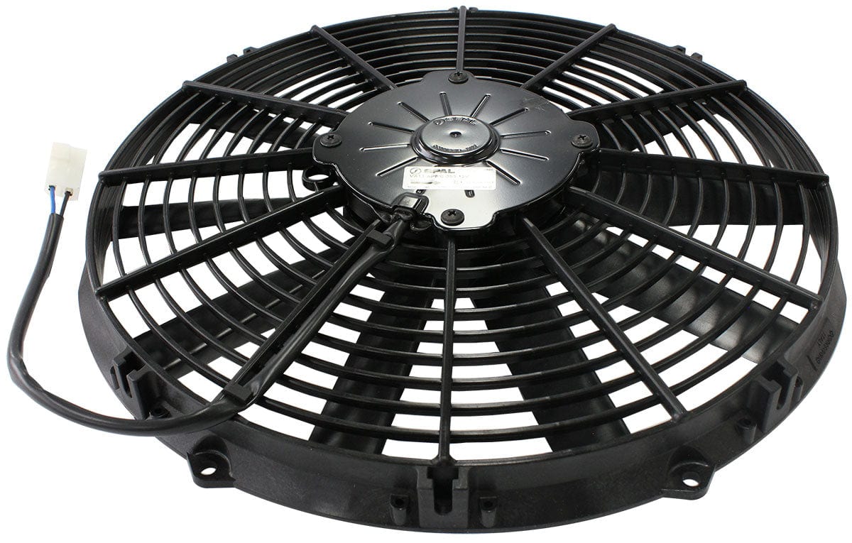 SPAL Cooling SPEF3503 10" Electric Thermo Fan 631 cfm - Pusher Type With Straight Blades SPEF3503 SR