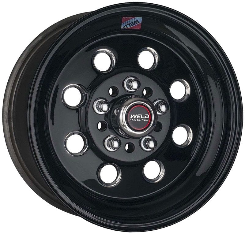 WELD 5 x 4.5/4.75" (Multi-Fit) Bolt Circle with 3.5" Backspace Weld Racing Draglite 15" x 7" Wheel - Black Finish WE90B-57346 SR