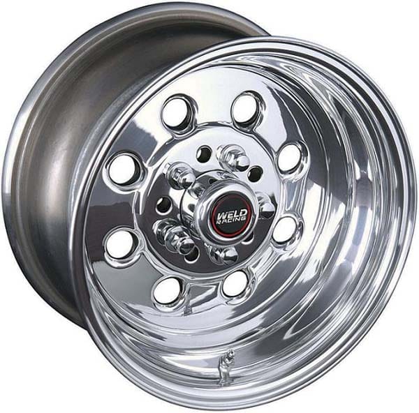 WELD 5 x 4.5/4.75" (Multi-Fit) Bolt Circle with 4.5" Backspace Weld Racing Draglite 15" x 14" Wheel - Polished Finish WE90-514348 SR