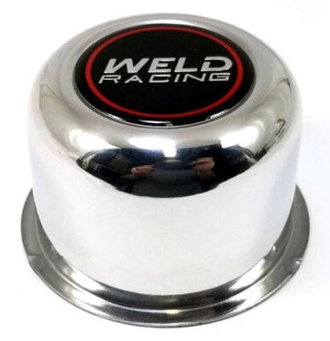 WELD Suit 5-Stud Weld Wheel, 2" Tall Weld Racing Replacement Wheel Center Cap - Polished WEP605-5073 SR