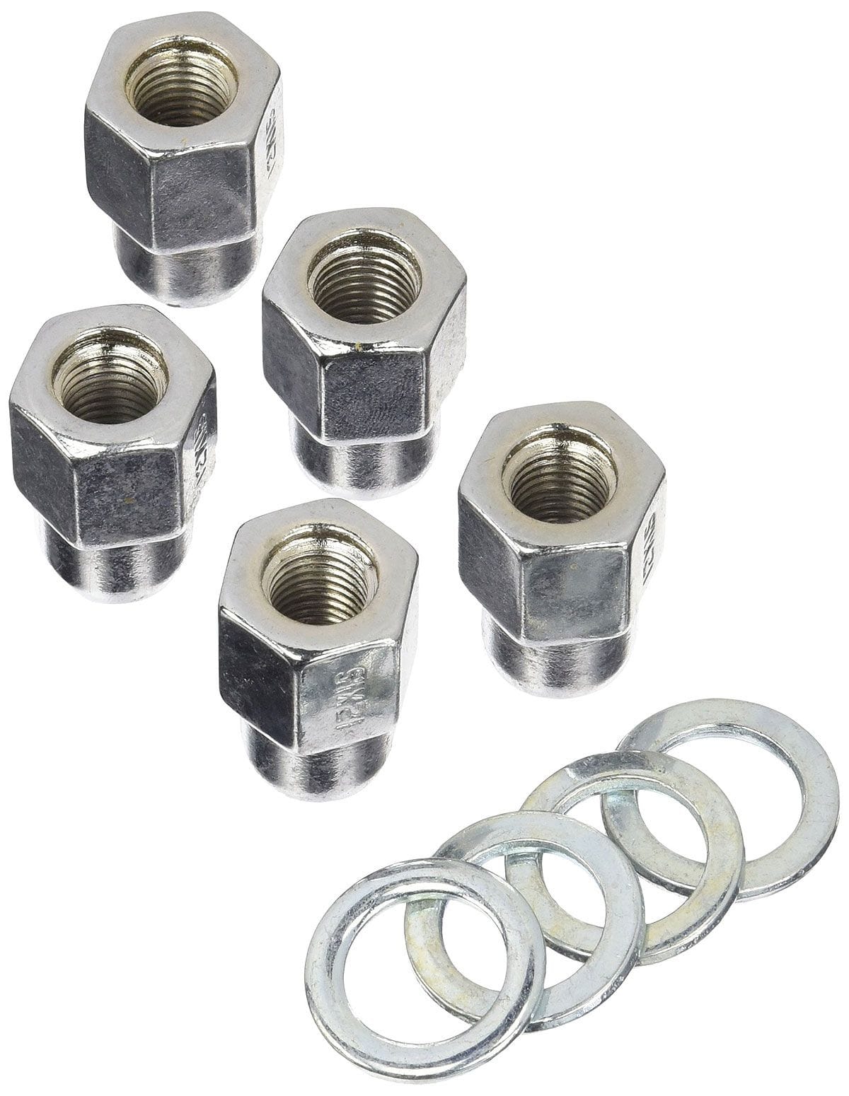 WELD Suit Alumastar, Magnum Drag Wheels (5 Pack) Weld Racing Open End Wheel Nut and Washer 12mm x 1.5 WE601-1452 SR